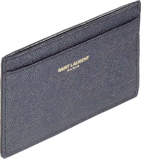 ysl card holder blue